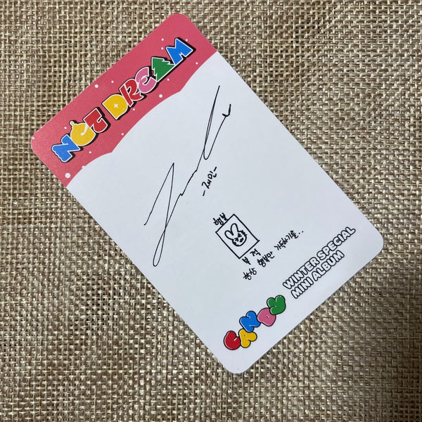 NCT DREAM JAEMIN [Winter Special Candy] Official Photocard, Special Ver. / Gift