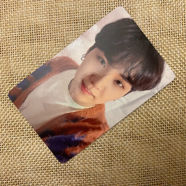 BTS SUGA [BE Essential Ed] Official Photocard + Holder, WEVERSE POB / New, Rare