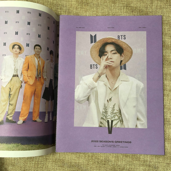 BTS GROUP [ 2022 Season's Greetings ] Official Tabloid Poster Set / New / Gift