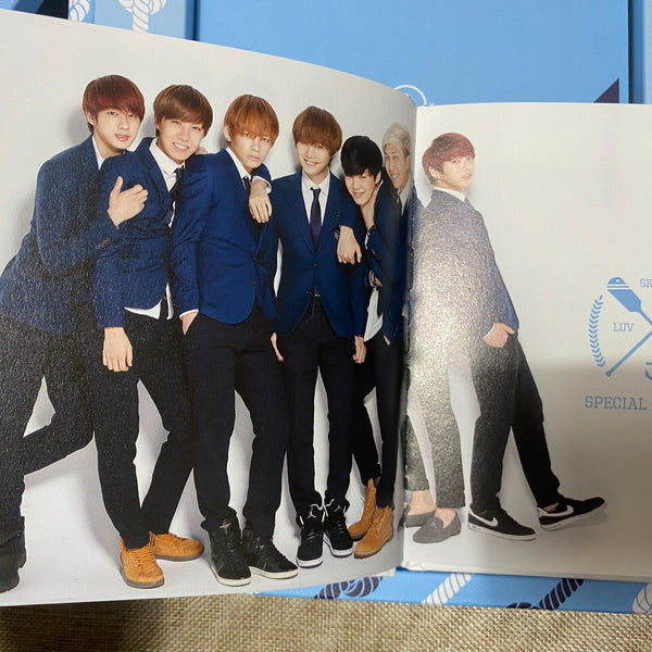BTS 2014 Summer Package / Official Full Set Towel Photobook Pin Badges / No PC