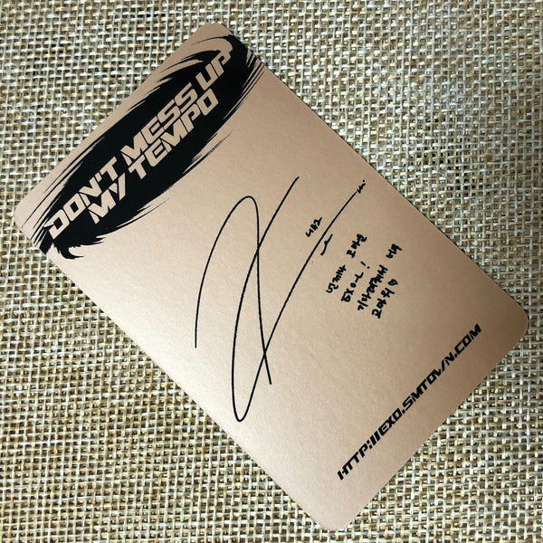 EXO KAI #1 [Don't Mess Up My Tempo] Official Photocard, Andante 5th / New / Gift