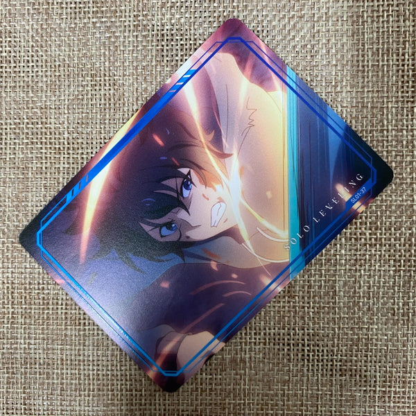 Solo Leveling SL01-37 / Double Rare (1pc)  Sung Jin-woo Webtoon Trading Card /