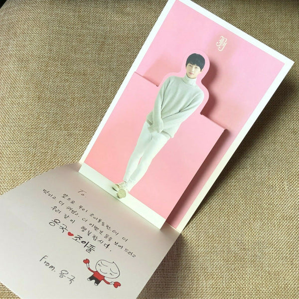 JBJ LONGGUO [True Colors] Official Pop Up Card Photocard, 2nd Mini / New / Gift