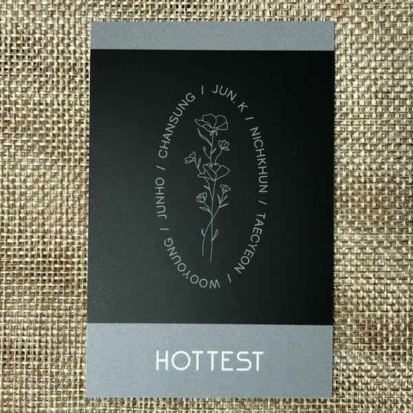 2PM NICHKHUN [HOTTEST 8th] Official Fanclub Photocard Set of 5 / New, Rare /+G