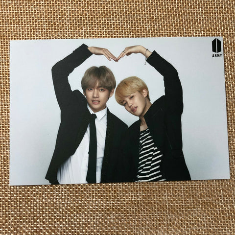 BTS V JIMIN [ Wings Tour Final ] Official Photocard, 4th Army Booth / New / Gift