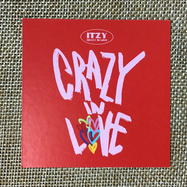 ITZY YEJI #2 [ CRAZY IN LOVE ] Official Preorder Special Photocard / New / Gift