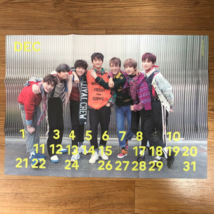 NCT DREAM GROUP [ 2018 Season's Greetings ] Official Folded Poster / New / Gift