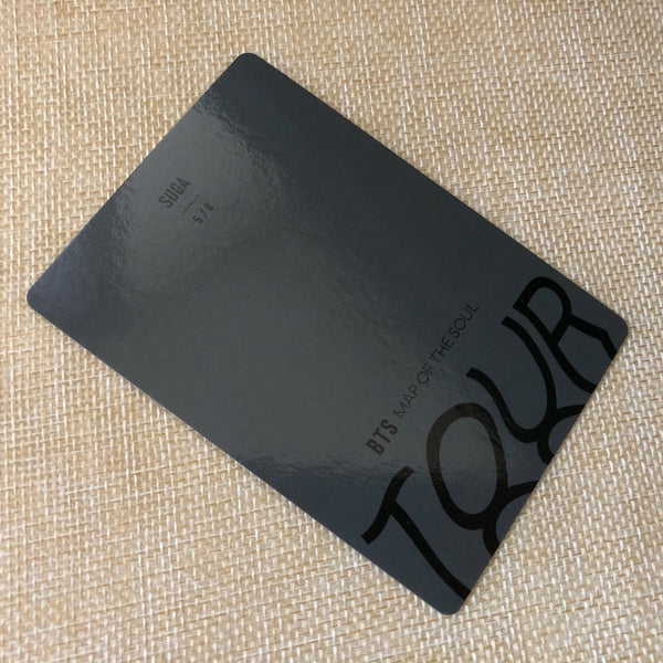 BTS SUGA 5/8 [ Map Of The Soul Tour ] Official Mini Photocard / New / Gift