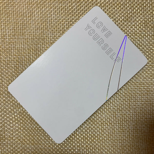 BTS JIN [ Love Yourself HER Official Photocard HER V ver] / NEW /+Shop Gift