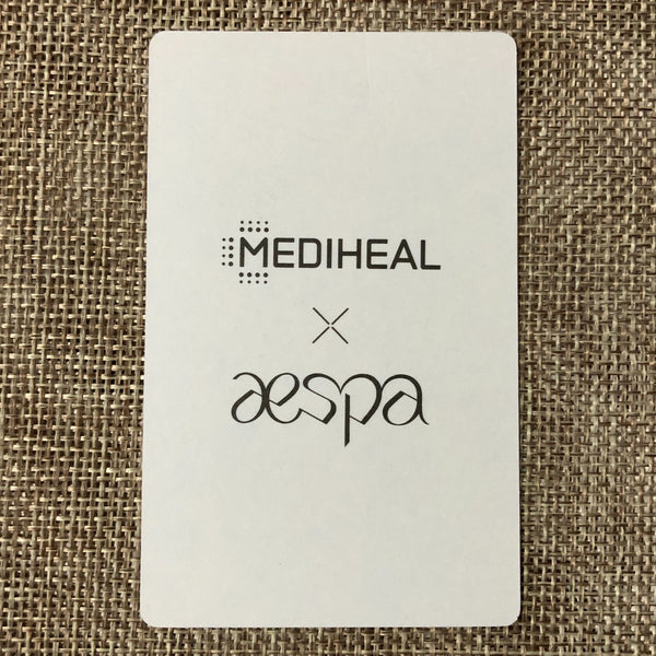 AESPA WINTER #2 [ MEDIHEAL ] Official Photocard, SM TOWN / New / Gift