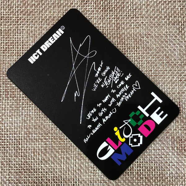 NCT DREAM MARK [GLITCH MODE Photobook] Official Photocard, Digipack / New / Gift