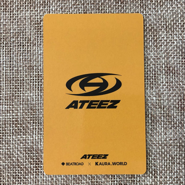 ATEEZ WOOYOUNG [THE WORLD EP.1 : MOVEMENT Beatroad POB] Official Photocard, A