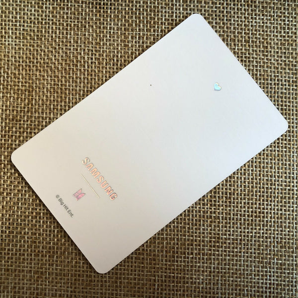 BTS JIMIN [ Samsung Galaxy S20 ] Official Photocard / New, Rare / Gift