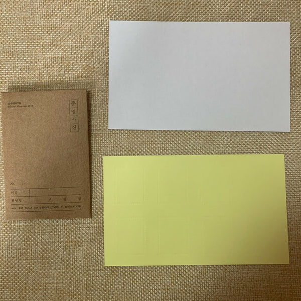 BTS [2018 Season's Greetings] Official ID Photocard Set 7 PC / New, Rare / Gift