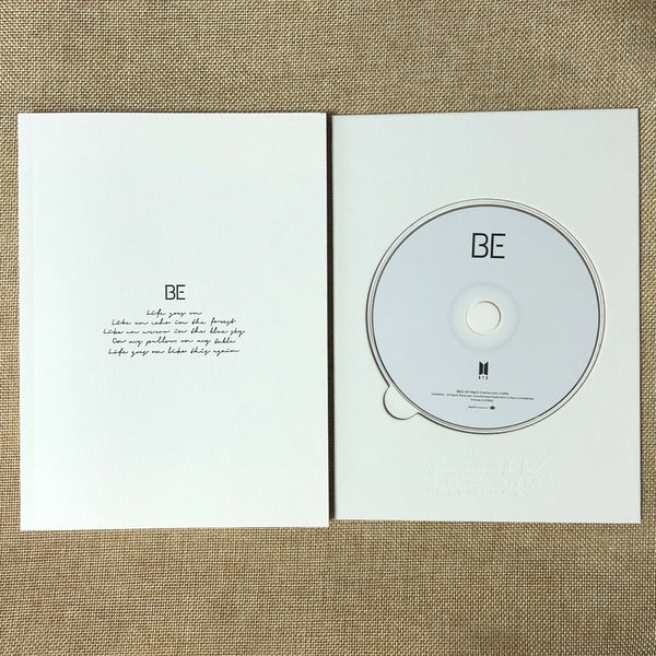 BTS [ BE ] Official Album Photobook Essential Ed, Photobook + CD / New / Gift