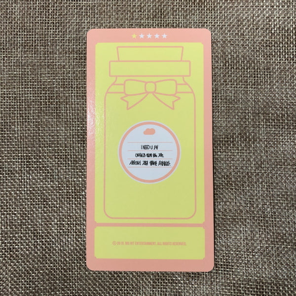 BTS JIMIN 1/5 [4th Muster Happy Ever After] Official Cloud Photocard New/ Gift