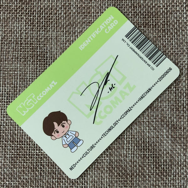 NCT HAECHAN [ CCOMAZ GROCERY STORE ] Official ID Card Photocard / New / Gift