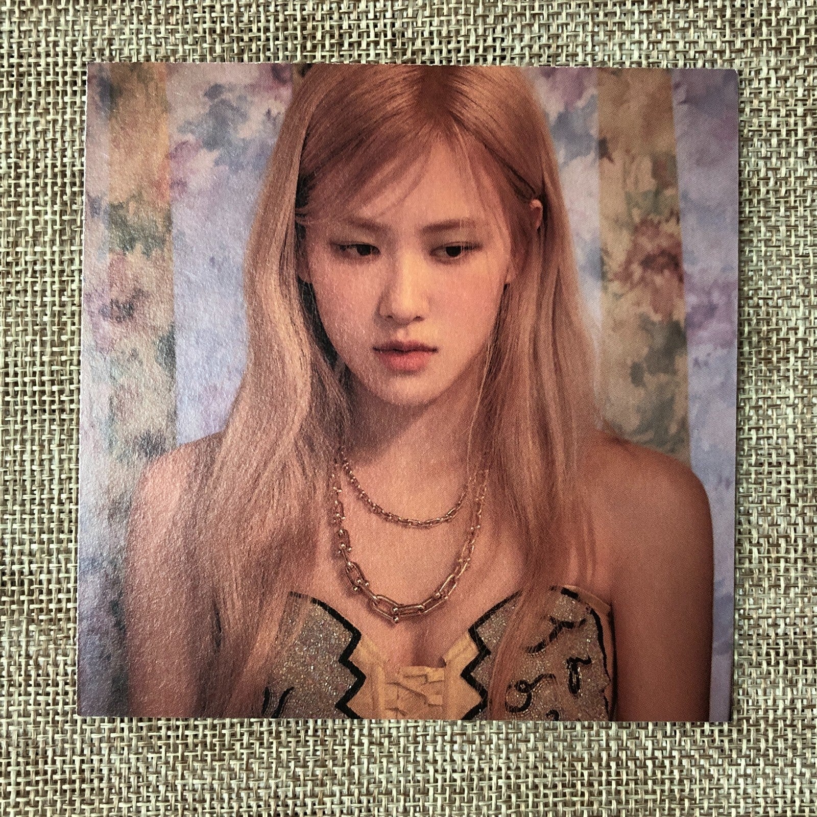 BLACKPINK ROSE #11 [ -R- ] Official Postcard, 1st Single / New / Gift