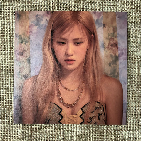 BLACKPINK ROSE #11 [ -R- ] Official Postcard, 1st Single / New / Gift