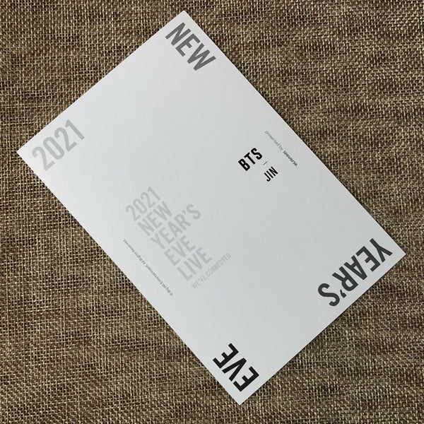 BTS JIN [ 2021 NEW YEAR'S EVE LIVE ] Official Postcard / New / Gift
