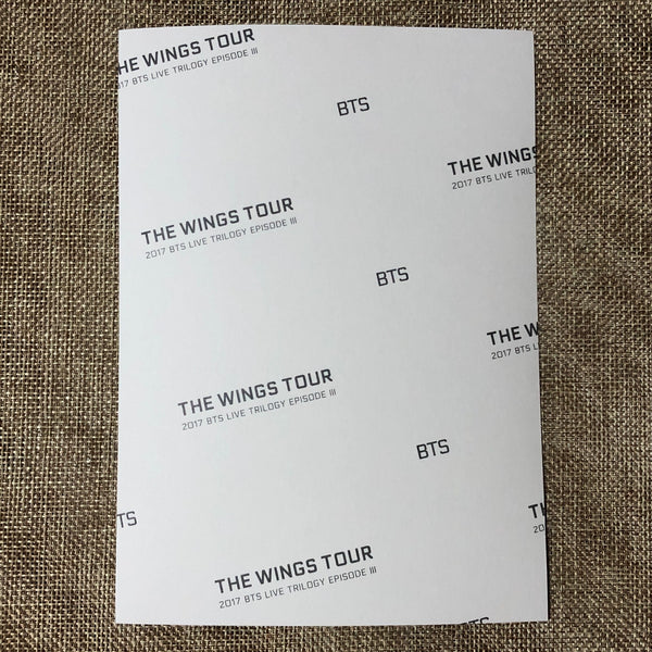 BTS GROUP #3 [ The Wings Tour Trilogy ] Official Photo Frame Set / New / Gift