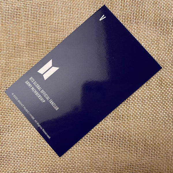 BTS V [ Fanclub ARMY 8th Membership Kit ] Official Photocard / New, Rare / Gift