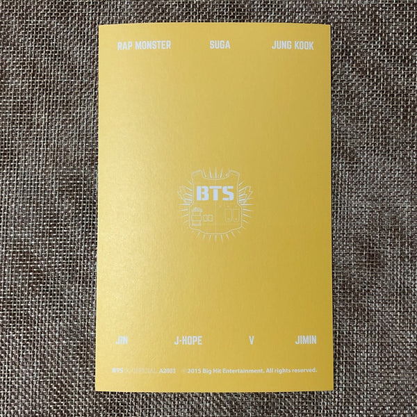 BTS JUNGKOOK [GLOBAL OFFICIAL FANCLUB 2nd ARMY MEMBERSHIP KIT] Postcard / Gift
