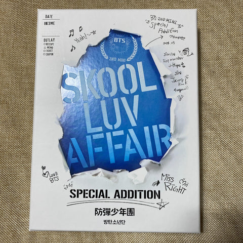 BTS [Skool Luv Affair] Official 2 DVD + CD + Photobook, Special Edition / Gift