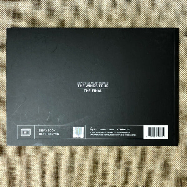 BTS V TAEHYUNG [The Wings Tour Essay Book for V] Official Photobook / New / Gift