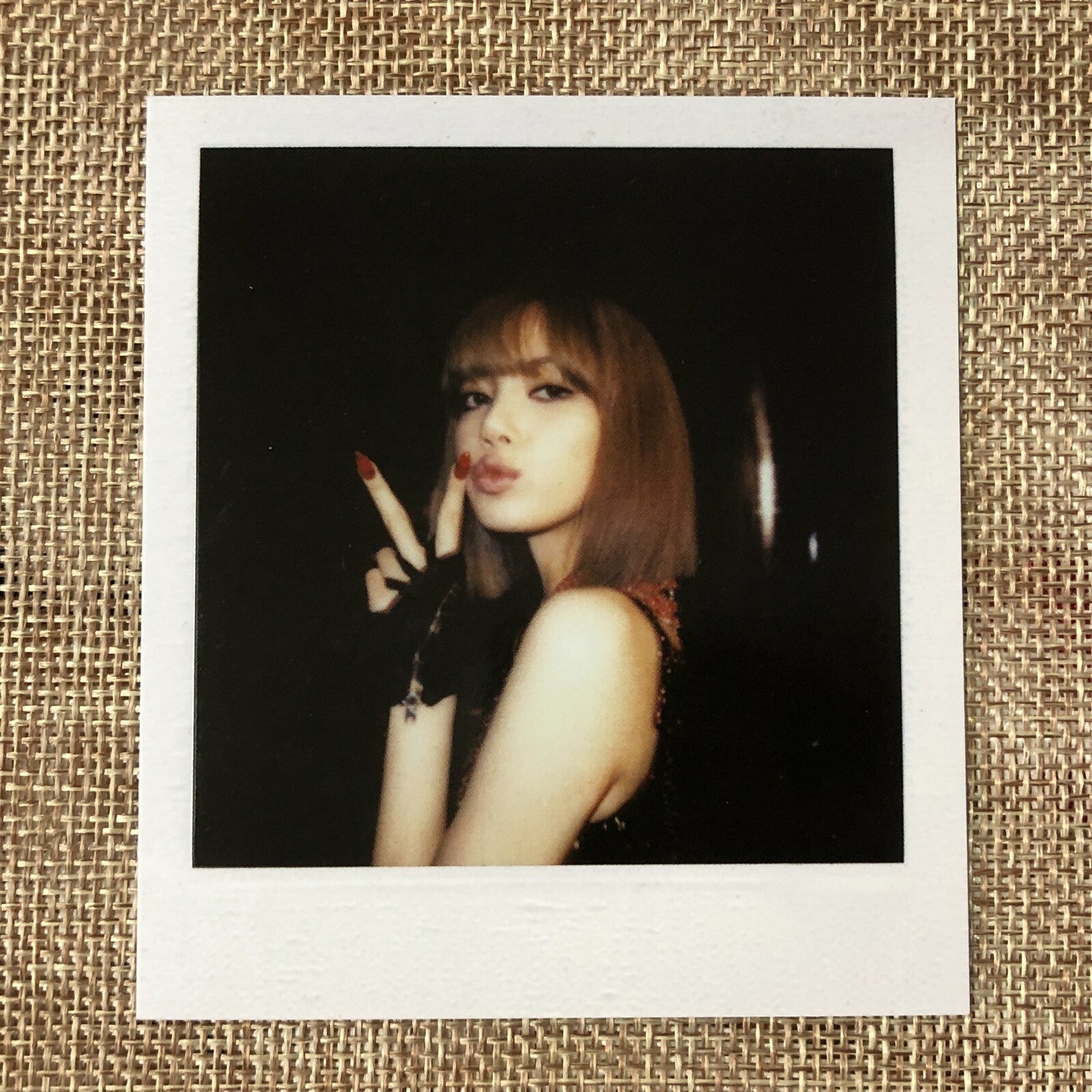 BLACKPINK LISA #1 [ LALISA ] Official Polaroid Photocard, Gold Ver / New / Gift