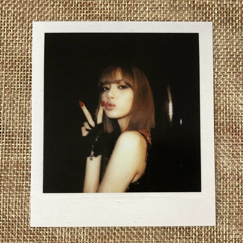 BLACKPINK LISA #1 [ LALISA ] Official Polaroid Photocard, Gold Ver / New / Gift