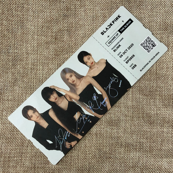 BLACKPINK GROUP #2 [The Album] Official Limited Photo Ticket, KTOWN4U / Gift