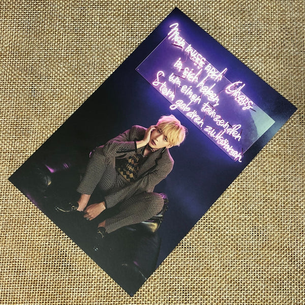 BTS V TAEHYUNG [Armypedia Wings] Official Postcard Photocard / New, Rare / Gift