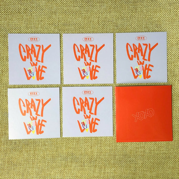 ITZY GROUP #1 [CRAZY IN LOVE] Official Preorder Special Photocard SET / Gift