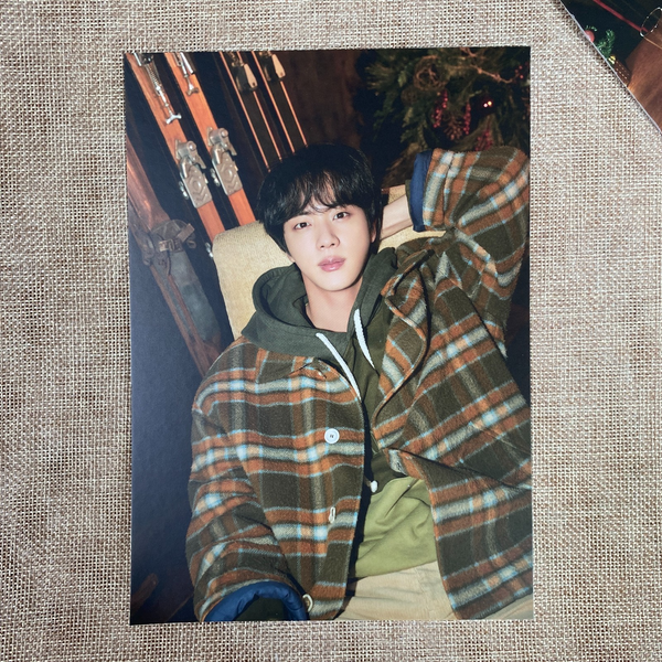 BTS JIN Set [ 2021 Holiday Collection Little Wishes Photobook ] New, Rare / Gift