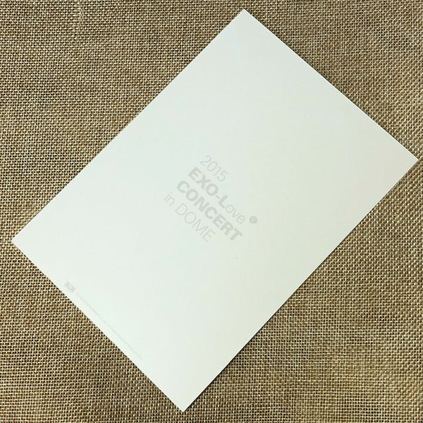 EXO CHEN #1 [ 2015 EXO-Love CONCERT in DOME ] Official Photocard / New / Gift