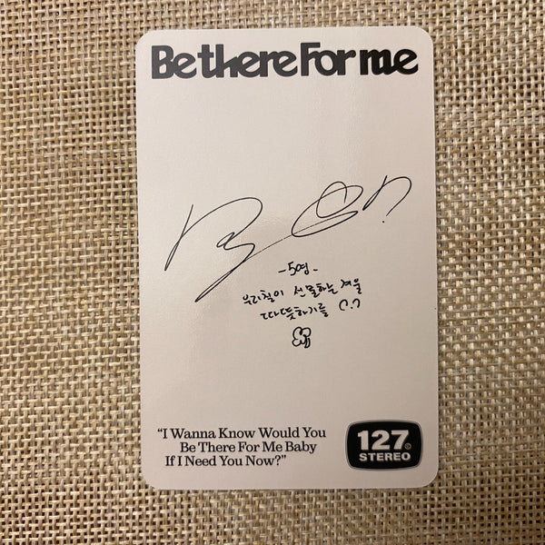 NCT DOYOUNG [ Be There For Me ] Official Album Photocard / New, Rare / Gift