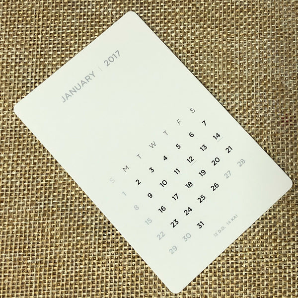 EXO GROUP [2017 Season's Greetings Mini Calendar] Official Photocard / Gift