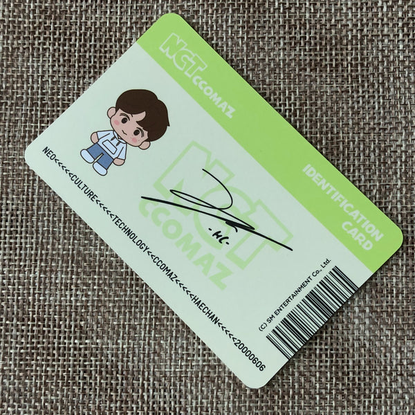 NCT HAECHAN [ CCOMAZ GROCERY STORE ] Official ID Card Photocard / New / Gift