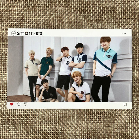 BTS GROUP #6 [ BTS X Smart Uniform ] Official Photocard / New, Rare / Gift