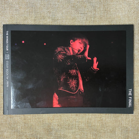 BTS JIMIN [The Wings Tour Essay Book for JIMIN] Official Photobook, No PC / New