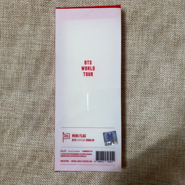 BTS JIMIN [ Love Yourself World Tour ] Official Mini Flag / New, Rare / Gift