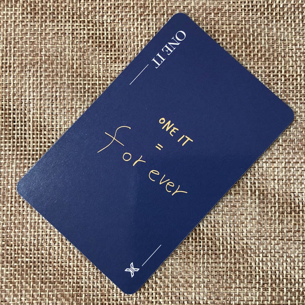 X1 MINHEE #1 [ ONE IT Fanclub Membership Kit ] Official Photocard / New / Gift