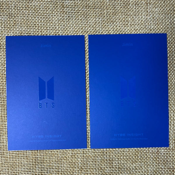 BTS JIMIN [ HYBE INSIGHT ] Official Photocard SET of 2 / New / Gift