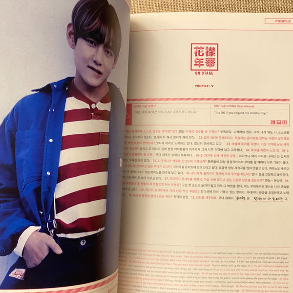 BTS [HYYH Live On Stage 2015] Official Program Book Photobook / New, Rare / Gift