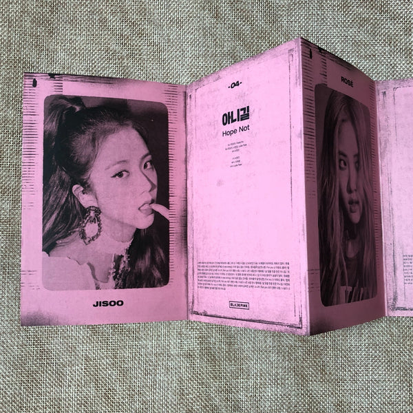 BLACKPINK GROUP [ Kill This Love ] Official Accordion Lyrics Book / New / Gift