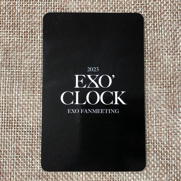 EXO BAEKHYUN [ 2023 Fan meeting EXO' Clock ] Official Photocard / New / Gift