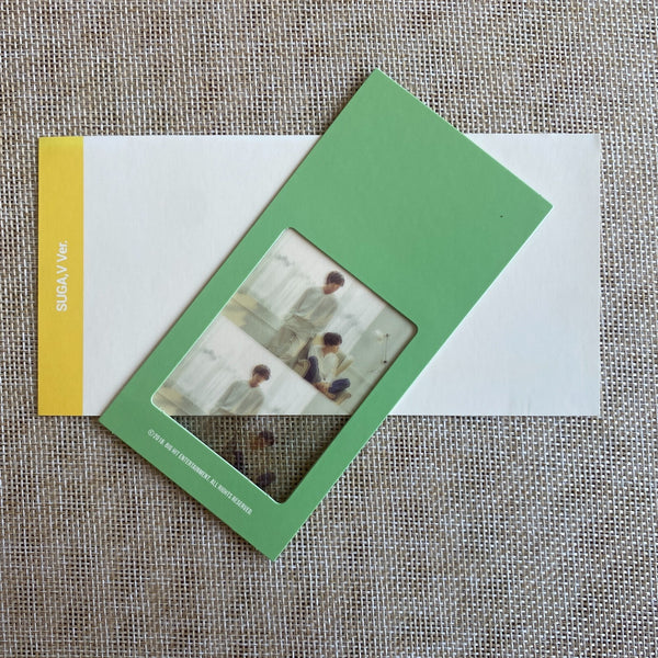 BTS SUGA V [ Oh always ] Official Bookmark, 2018 Exhibition / New / Gift