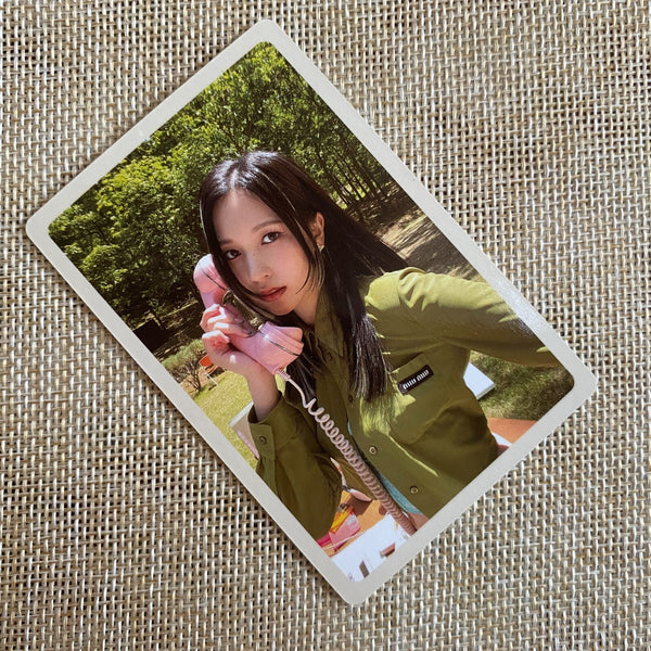 TWICE MINA [ Between 1&2 12 POB Preorder Official Photocard ] New / +Gift