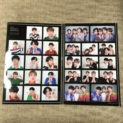 BTS GROUP [ 2020 Season's Greetings ] Official Limited Sticker Set / New / Gift